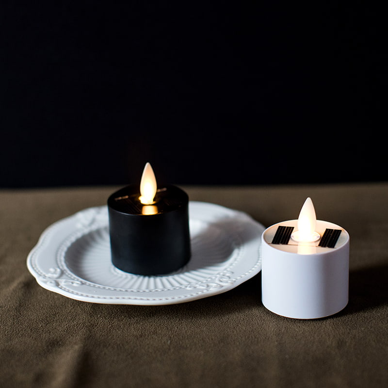 Candele Tealight senza fiamma a LED solari