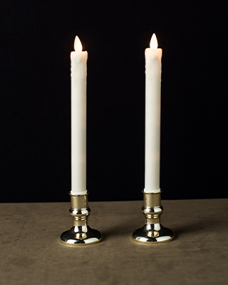 Candele coniche senza fiamma