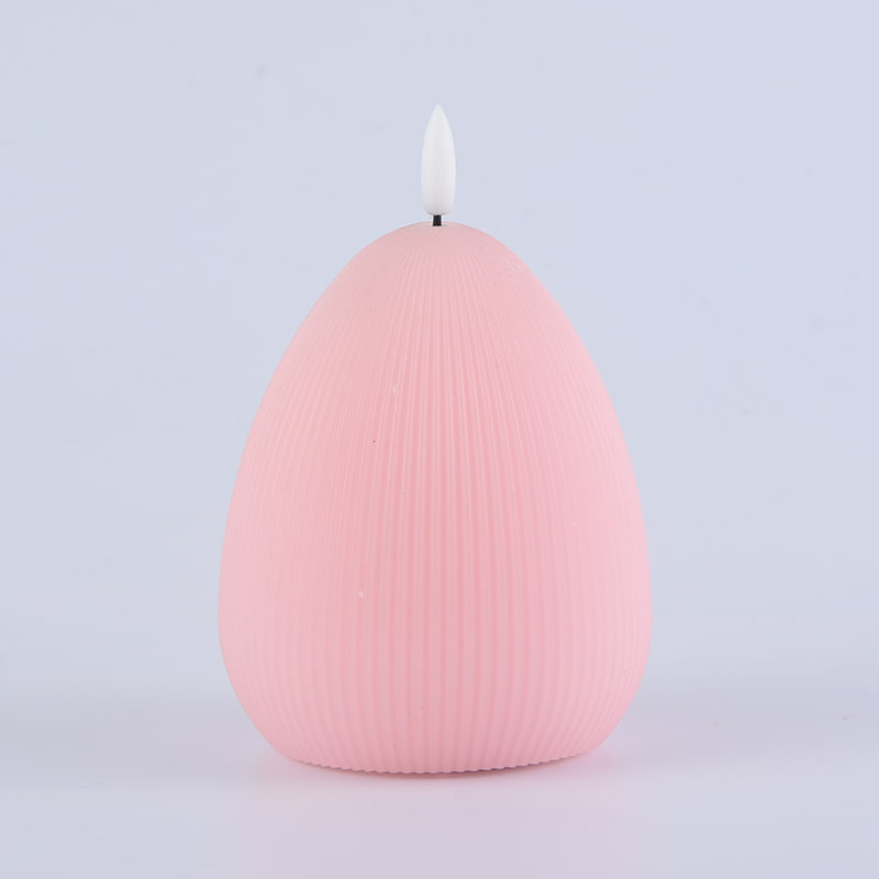 Candela LED a forma di uovo a batteria con timer